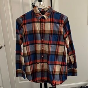 J.Crew boy-fit flannel shirt.